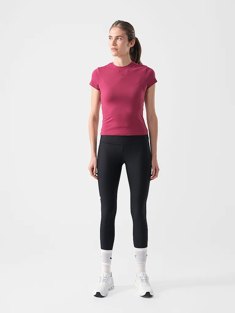 UNDER ARMOUR Damen Fitnessshirt UA Motion Fitted beere | M — Bild 3